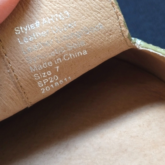 Madewell The Frances Skimmer in Snake Embossed Leather Loafers size 7 - Picture 5 of 10